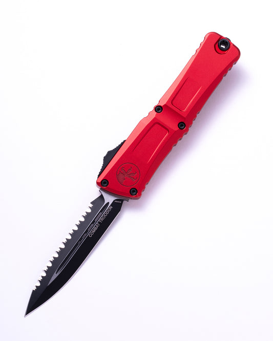 COMBAT TROODON GEN III D/E  BLACK FULL SERRATE RED (1142-3RD)
