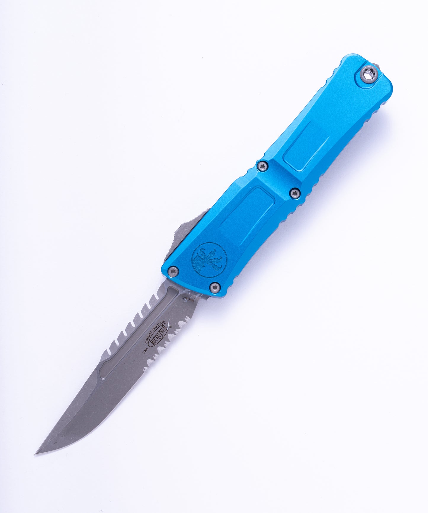 COMBAT TROODON GEN III INTERCEPTOR APOCALYPTIC PART SERRATE BLUE SIGNATURE SERIES (1217-11APBLS)