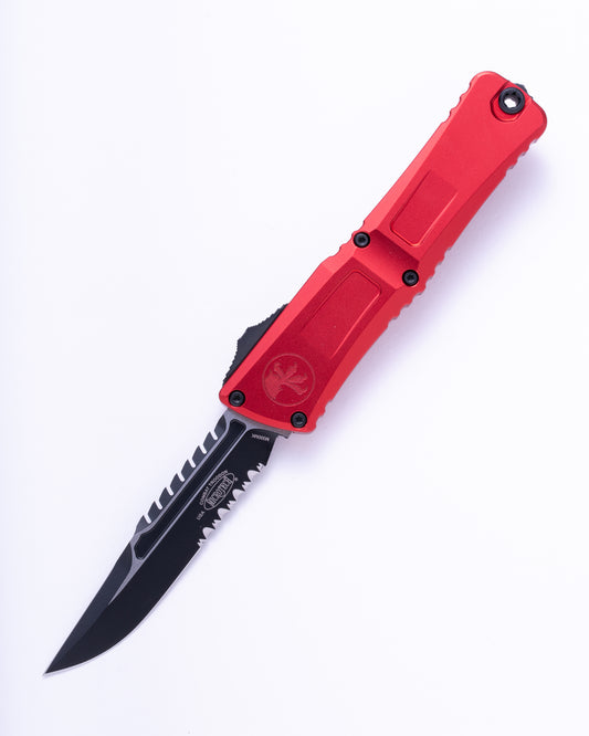 COMBAT TROODON GEN III INTERCEPTOR BLACK PART SERRATE RED SIGNATURE SERIES (1217-2RDS)