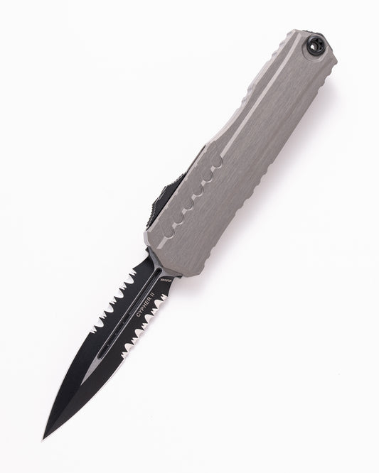 CYPHER II D/E BLACK PART SERRATE NATURAL CLEAR (1242-2NC)