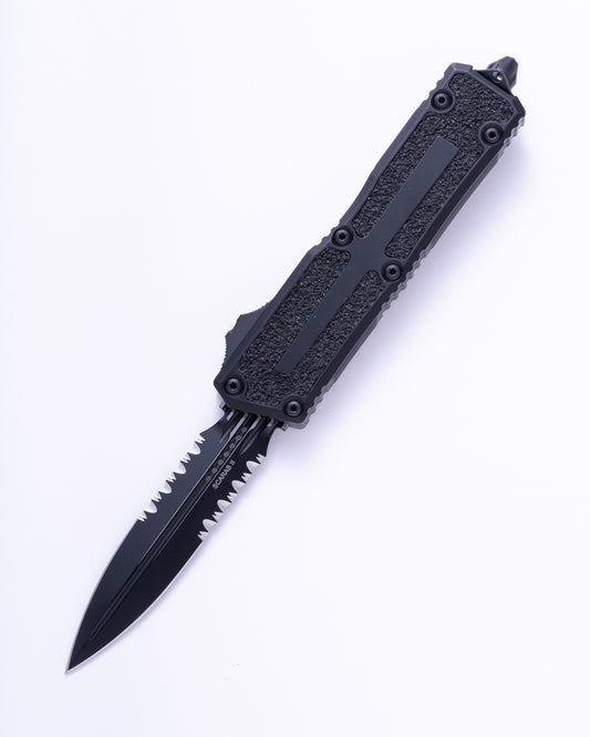 SCARAB II GEN III D/E BLACK PART SERRATE TACTICAL (1280-2T)