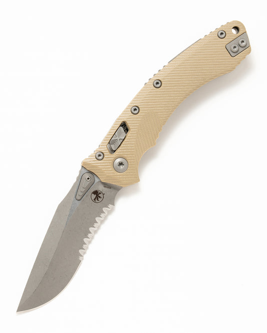 AMPHIBIAN RAM-LOK APOC PART SERR FLUTED TAN G10 (137RL-11APFLGTTA)