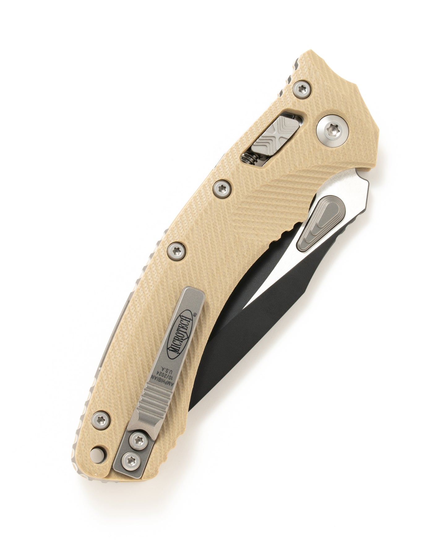 AMPHIBIAN RAM-LOK BLACK P/S G-10 TAN (137RL-2FLGTTA)