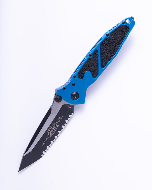 SOCOM ELITE T/E BLACK FULL SERRATE BLUE (161-3BL)