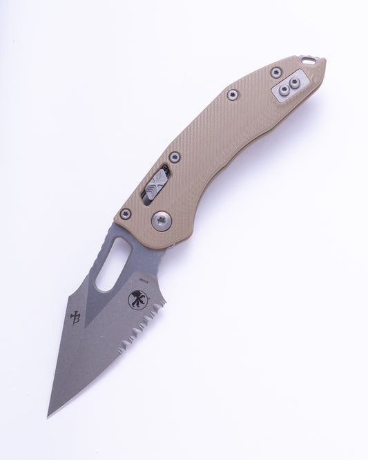STITCH RAM-LOK APOC FLUTED G-10 TAN COVER PART SERR (169RL-11APFLGTTA)