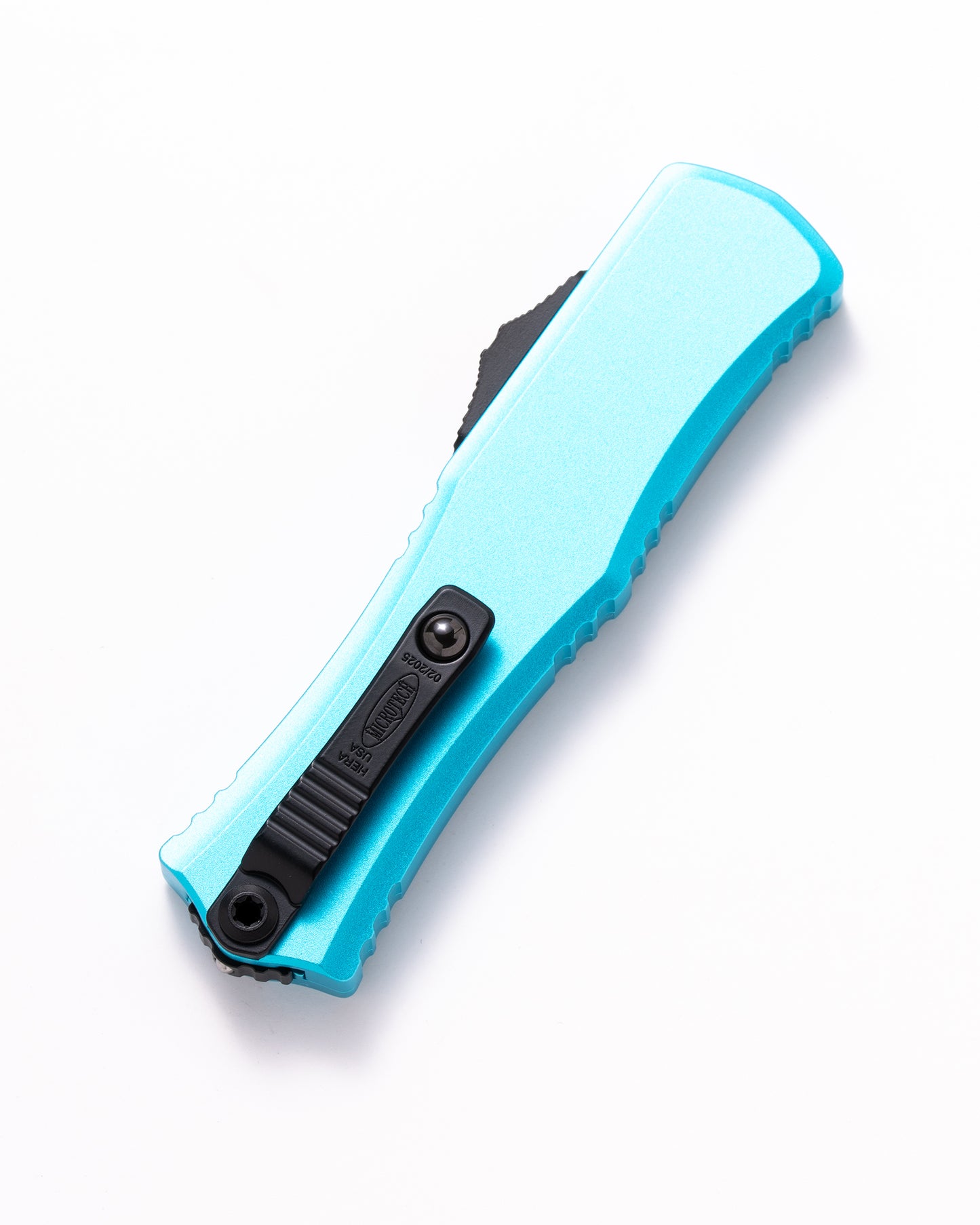 HERA II MINI D/E BLACK FULL SERRATE TURQUOISE (1702M-3TQ)