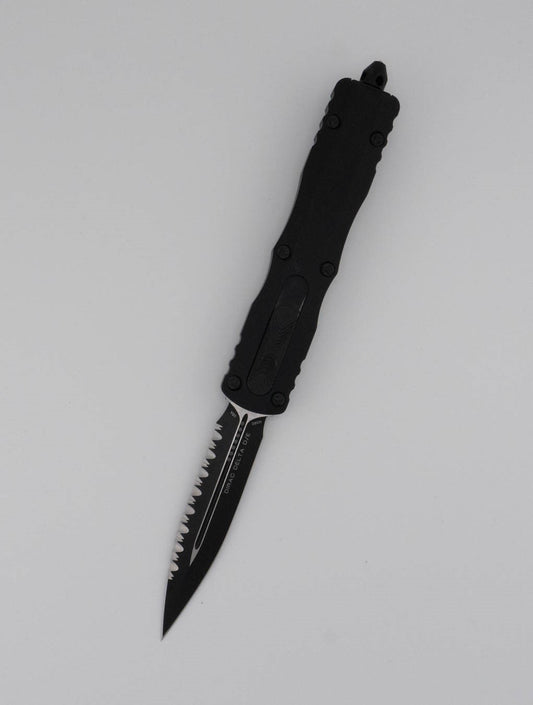 Dirac Delta D/E Black Full Serrated Tactical (227-3T) FACTORY SECOND