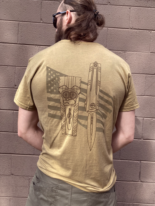 Microtech x SureFire T-Shirt FDE GREEN