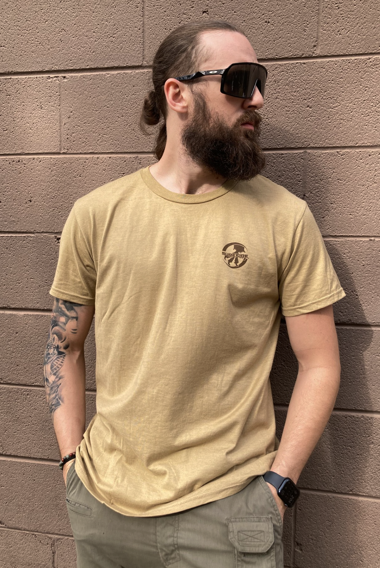 Microtech x SureFire T-Shirt FDE GREEN