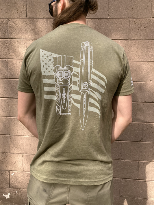 Microtech x SureFire T-Shirt OD Green
