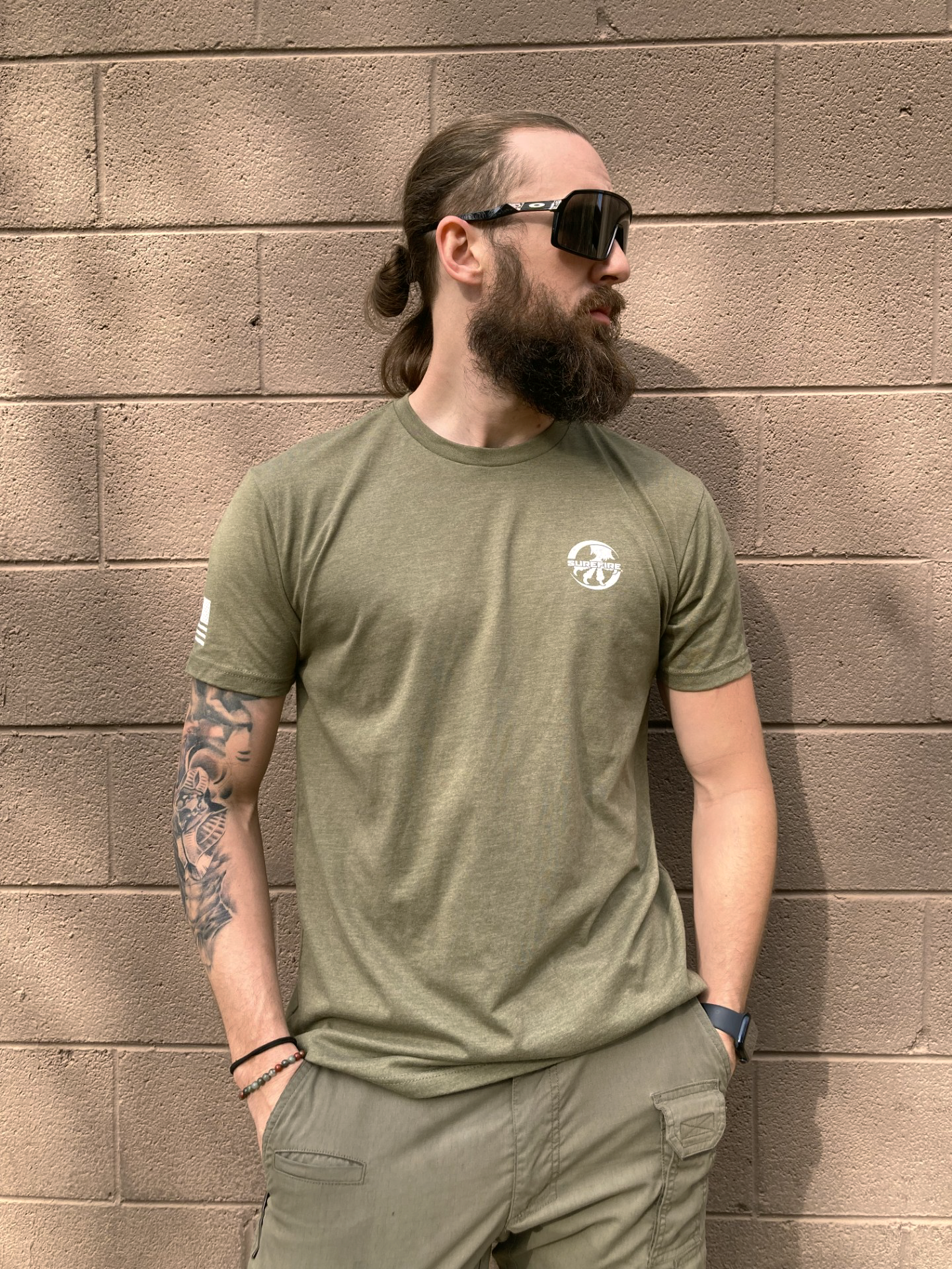 Microtech x SureFire T-Shirt OD Green